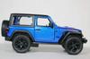 KiNSMART - Jeep Wrangler Rubicon Off-Road 4x4 5-Inch 1:34 Scale Diecast Model Replica Toy Car (Blue Hardtop)