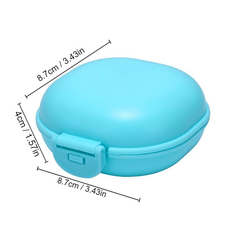 2 Pièces Boîte à Savon Portable Couleur Bonbon Maison Douche Voyage Randonnée Porte-Savon Récipient Porte-Savon Articles de Salle de Bain.