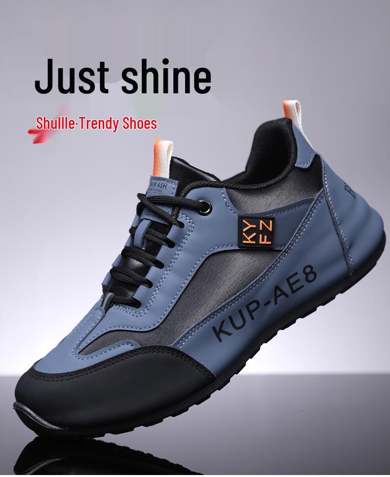 Men's Trendy Casual Sports Shoes, Lightweight & Soft Sole, Height Increasing for Autumn & Winter