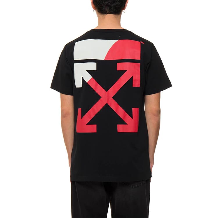 OFF WHITE SS19 T Shirts Men's Crew Neck Moderate Heavyweight OMAA027S191850061020