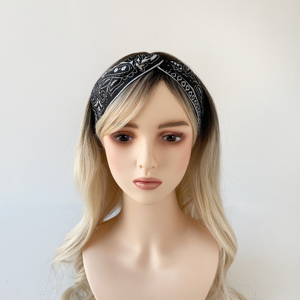 Cashew Print Cashew Nut Print Headband Ethnic Style Bandanas Elastic Headband  Yoga