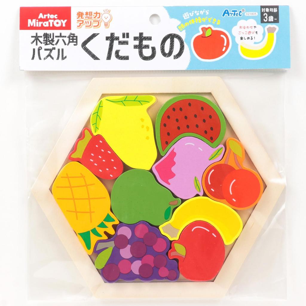 Artec MiraTOY Hexagonal Puzzle, Fruit, 21805 Pieces, Educational Toy