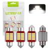 T10 X 31mm LED Room Lamp, White, Built-in Canceller, T10, 31mm, 10SMD LED Trunk