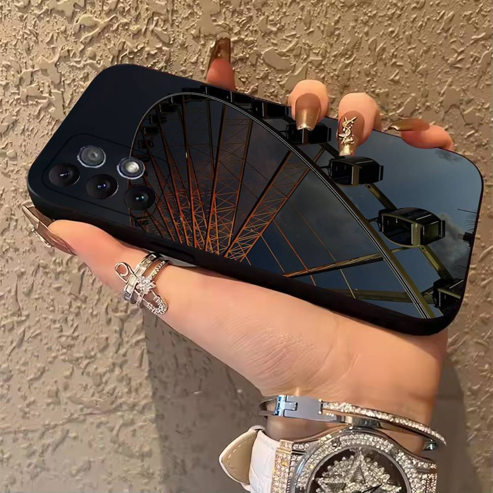 

Ferris wheel Phone Case For Samsung Galaxy A13,21s,22,31,32,52,53,71,80,A91 Soft Black Cover SamsungA30