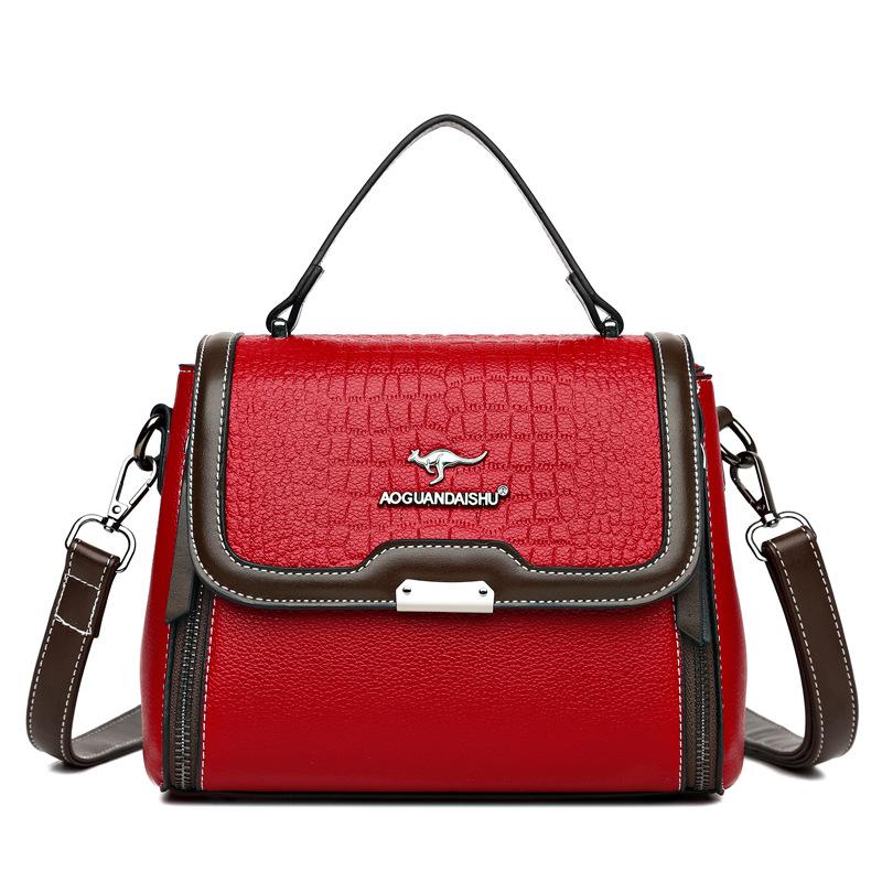 New Classic Crocodile Pattern Women's Shoulder Bag Crossbody Bag