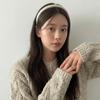 Thin Wide Headband Non-Slip Vintage Hair Hoop Elegant Polka Dot Headband  Fashion Accessory