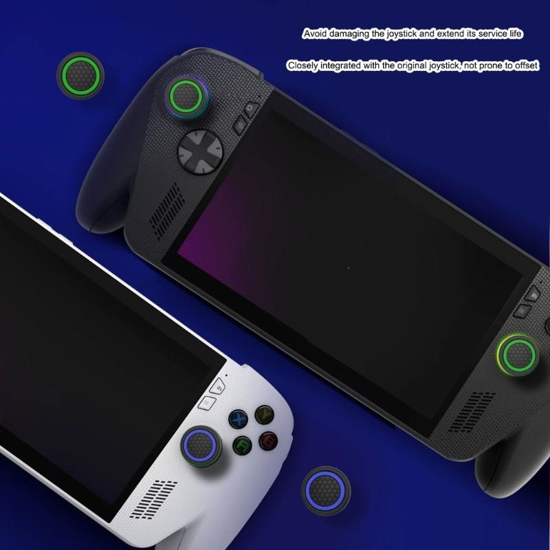 Pack of 4 Silicone Joystick Grip Cap for ROG X Controller Rocker Cover Replacement Thumbstick Protector Cover