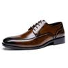 Autumn Spring Formal Men'S Shoes Lather Shoes Business Retro British Casual Leather Men'S Party Wedding Shoes M609