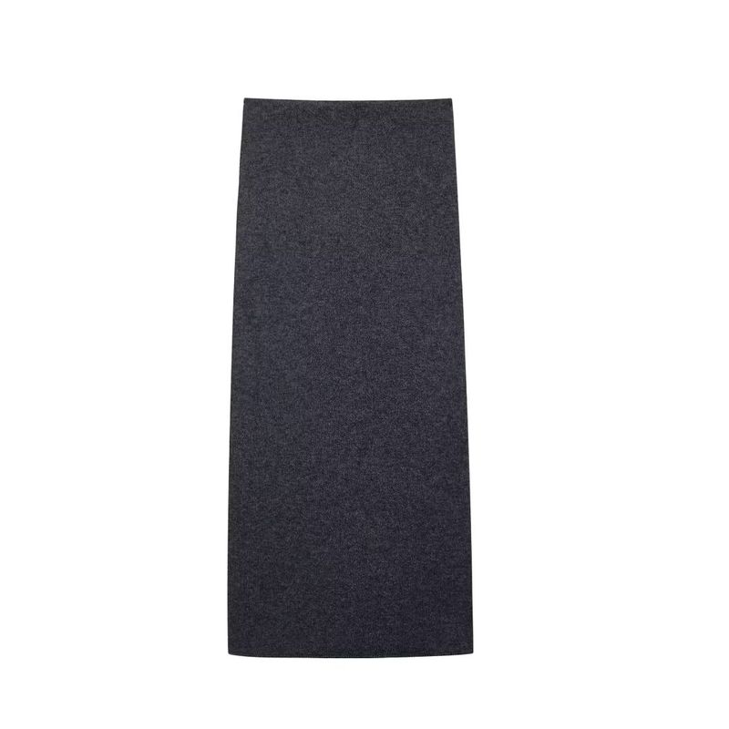 

Kaslead New Arrival Women s Fashion Style round Neck Long Sleeve Knitted Coat Skirt 2756116 2756117 Skirt L