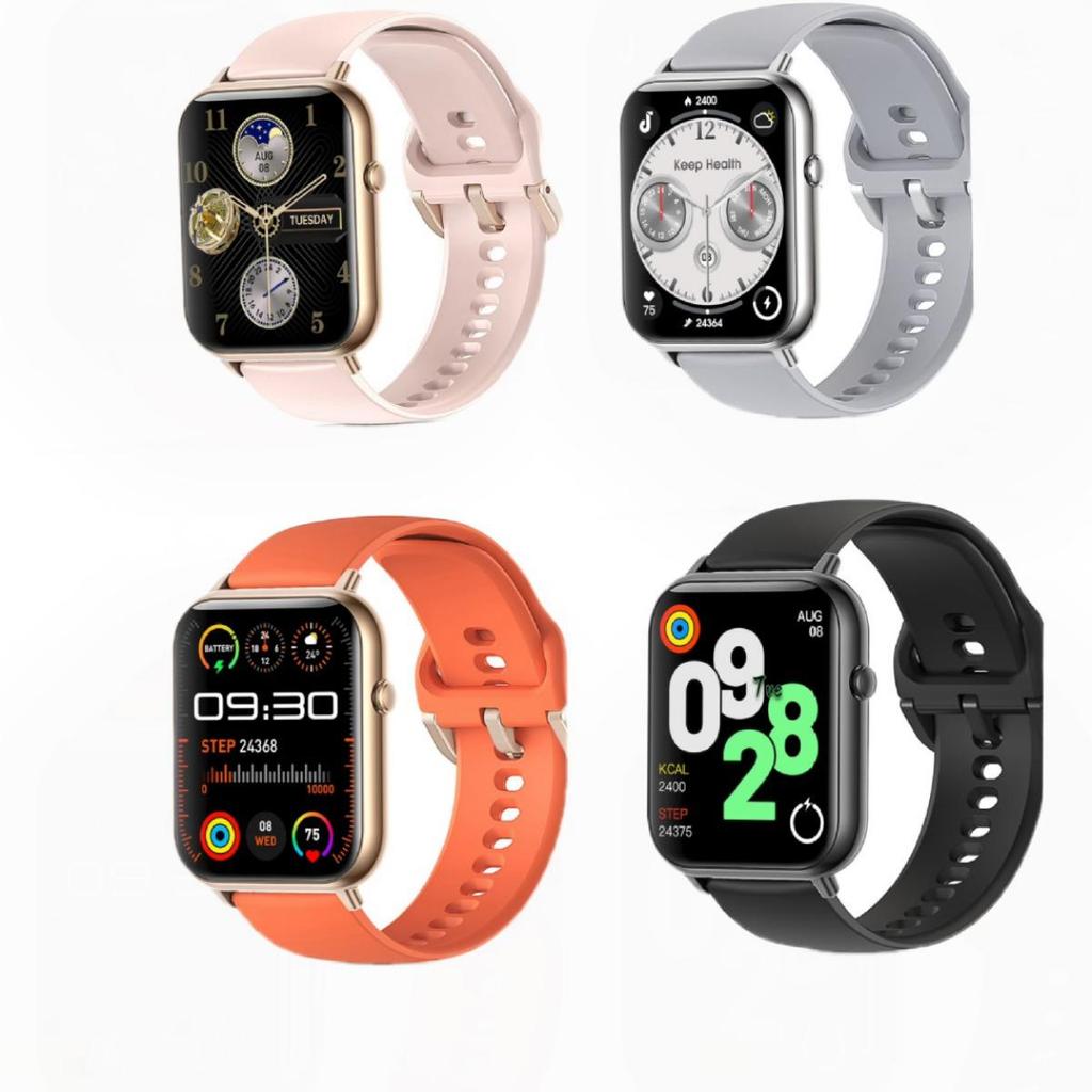 Q19MAX Fashion Smartwatch: Heart Rate & Blood Oxygen Monitoring, Bluetooth Calls, IP68 Waterproof