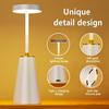 Touch Sensor LED Table Lamp Rechargeable Cordless Desk Lamp With Wireless Charger 3 Color Adjustable Bar Bedside Night Light