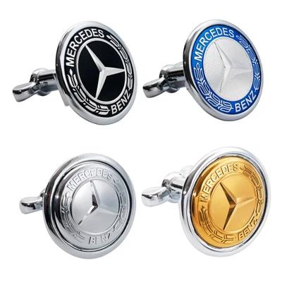 45mm Auto Voor Embleem Badge Gemodificeerde Motorkap Chroom Kap Deksel Voor Mercedes Benz CLS SLK W203 W205 W204 C E Klasse W210 W211 W220