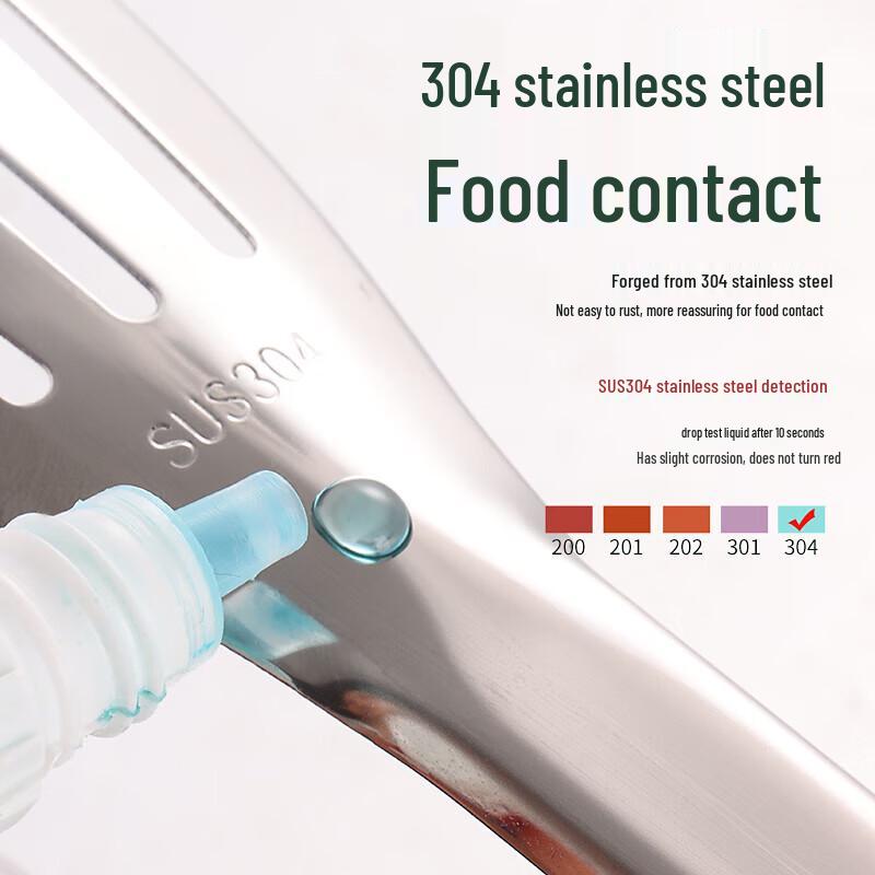 304 Stainless Steel Kitchen Food Tongs