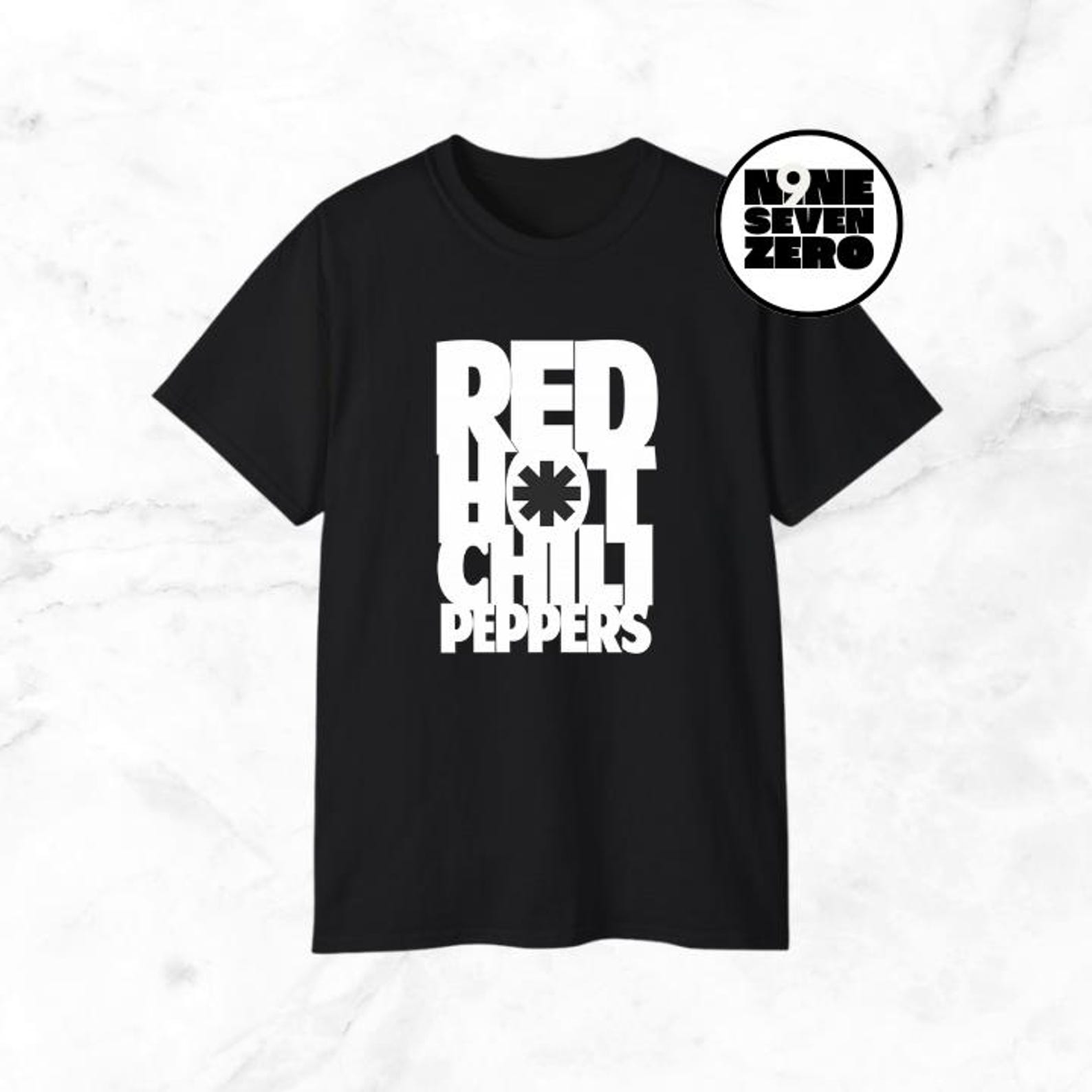 Red Hot Chili Peppers Band T-Shirt – Black Cotton Concert Tee L