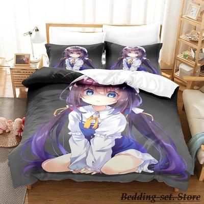 Munca Ryuo-ului nu se termină niciodată! Set de așternuturi Single Twin Full Queen King Size Set de așternuturi pentru Pat Adult Copil Dormitor Seturi cu Husă de Plapumă Anime