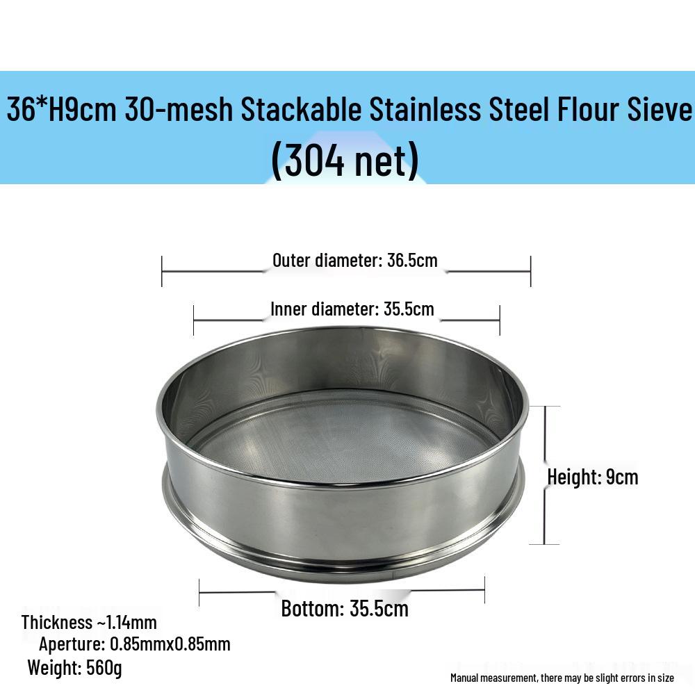 Stainless Steel Fine Mesh Flour and Sugar Sifter Tool