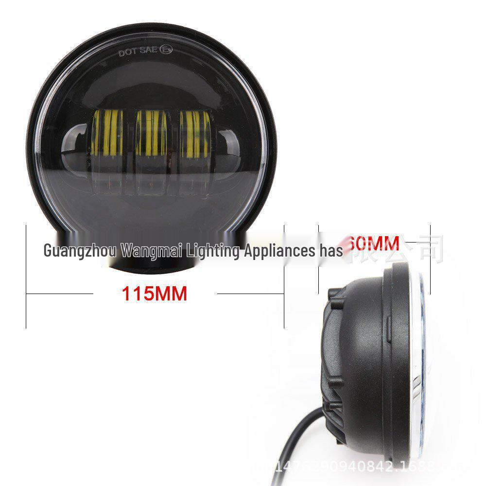 4.5" LED Fog Lights for Harley Davidson Motorcycle Headlights & Aux Lights