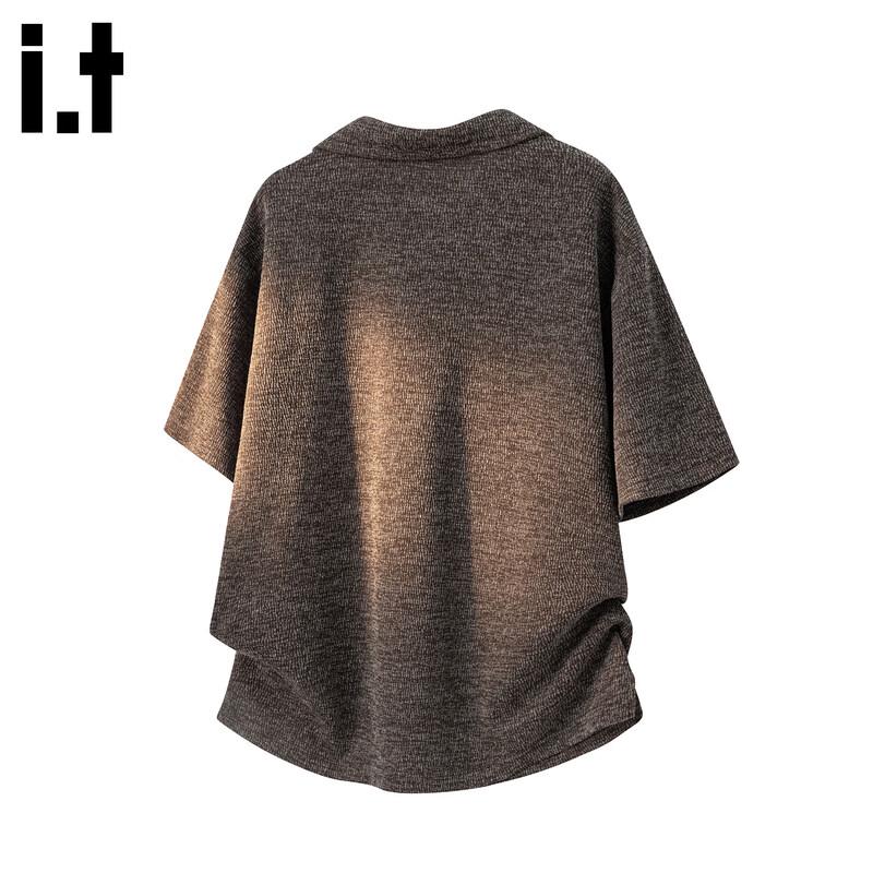 CHOCOOLATE Men's Knit Polo Shirt