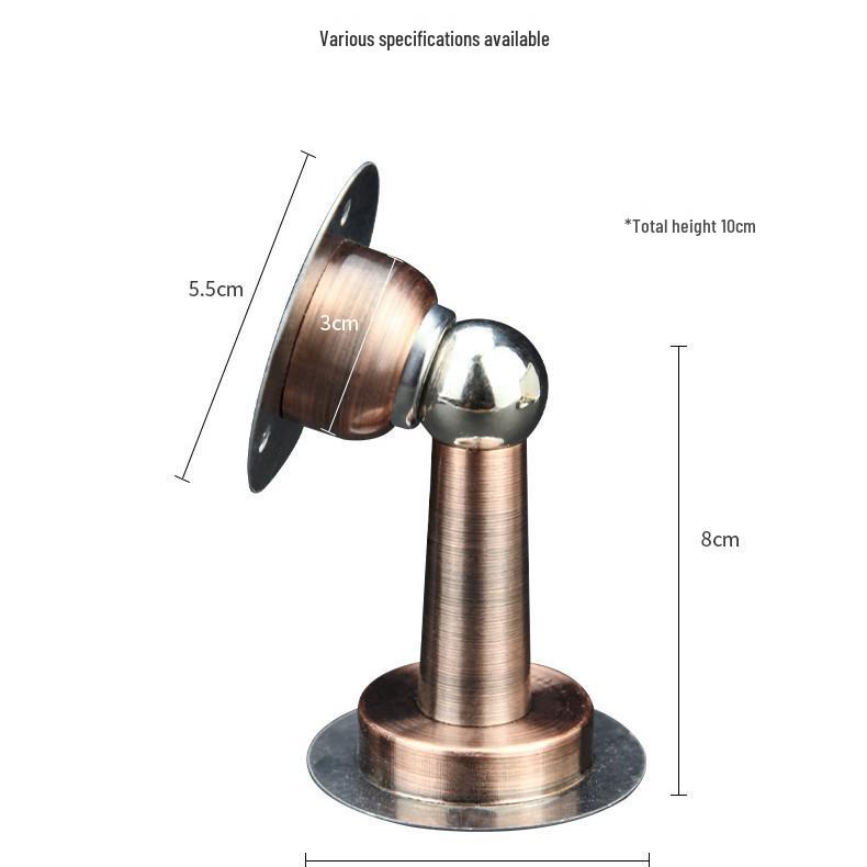 Strong Magnetic Waterproof Door Stopper - Silent, No-Drill, Stainless Steel Door Holder