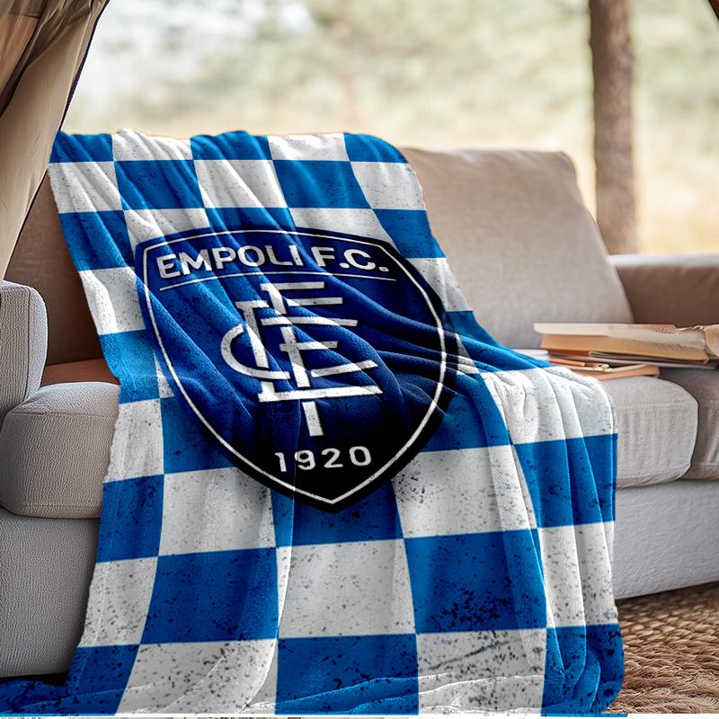 Football Empoli Crest Blanket Lightweight Ideal Bedding Blanket Perfect for Travel, Camping, Living Rooms, Offices, Sofas, Fan Christmas gift