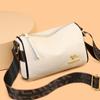 Luxury Cylinder Shoulder Bag Fashion Crocodile Pattern Genuine Leather Women Handbags Large Capacity Crossbody Bags