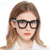 TR90 Optische Brillenfassung Herren Damen Anti-Blaulicht-Brille Herren Computerbrille Klassischer Stil Hohe Qualität Rund Quadratisch Brille