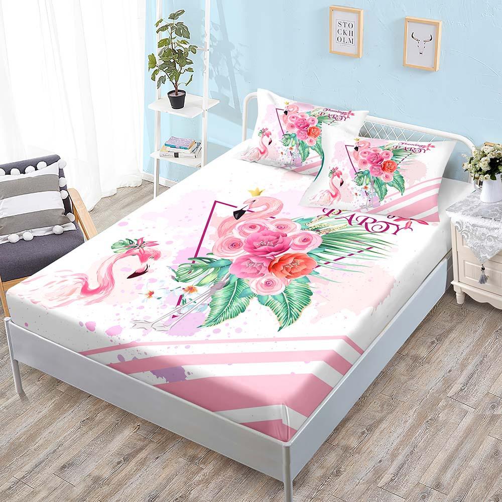 Animal Mattress Three-Piece Set, Bedspread, Pillowcase, Mattress Protective Cover, Dust-Proof And Non-Slip.