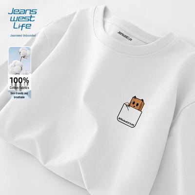 Jeanswest Life Men's Heavyweight Cotton Long-Sleeve Graphic Tee