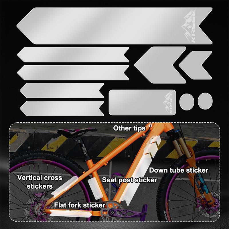 Bike Frame Pvc Transparent Protector Stickers Mtb Road Bicycle Protection Stickers Bike Frame Down Tube Protector Stickers