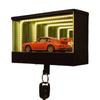 Bilnyckelhållare Väggfäste Cool Modern Krok Infinityspegel Garage Bilnyckelhållare För Män Jul Hemma Entré Ytterdörr