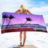 Retro Poster Microfiber Beach Towels Bath Towels Quick Dry Pool Towels Sand Free Beach Blanket for Travel Camping Vacation