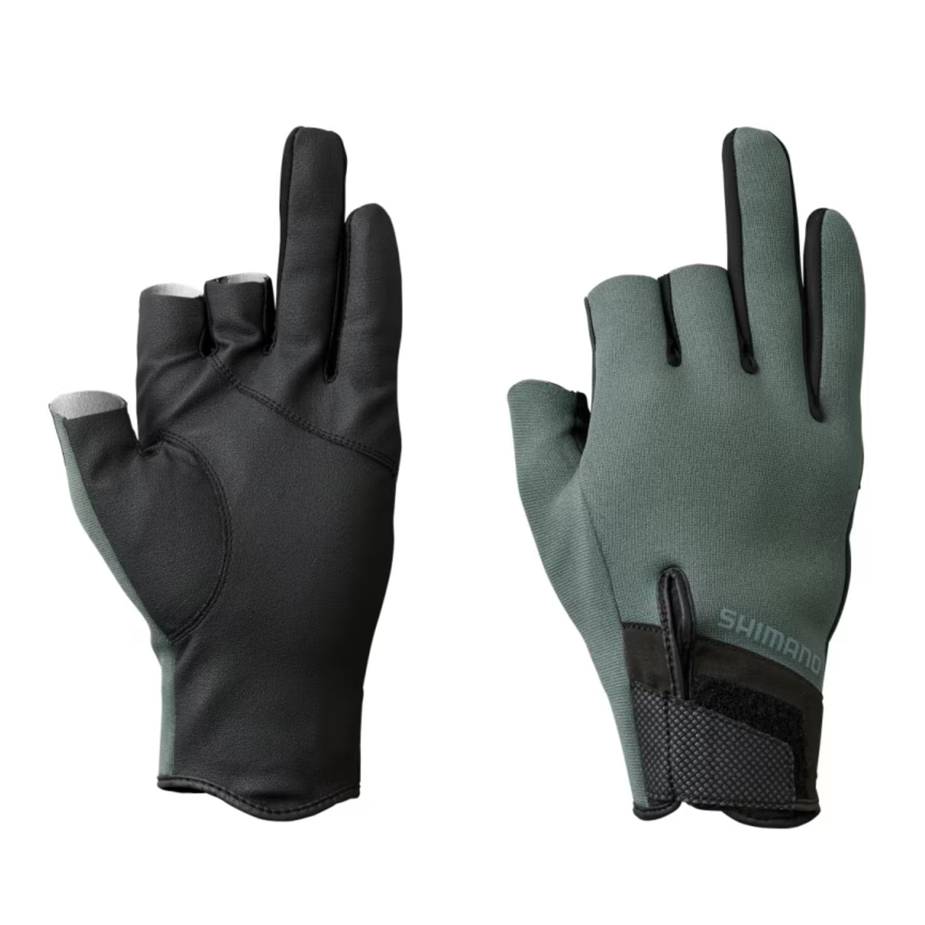 

SHIMANO Titanium Alpha Gloves 3 Cut Sage XL GL-014V