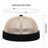 Brimless Mesh Brimless Skullcap Mesh Sailor Cap Classic Breathable Beanie Hat  Summer Season