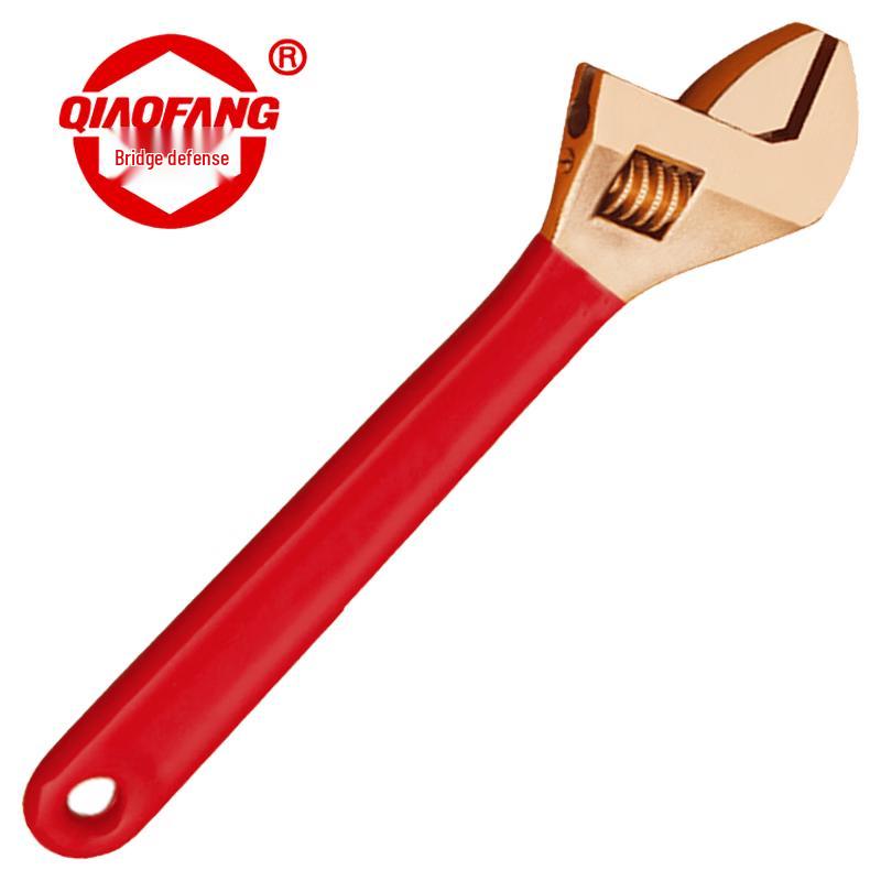 QIAOFANG Aluminum Bronze Explosion-Proof Adjustable Wrench