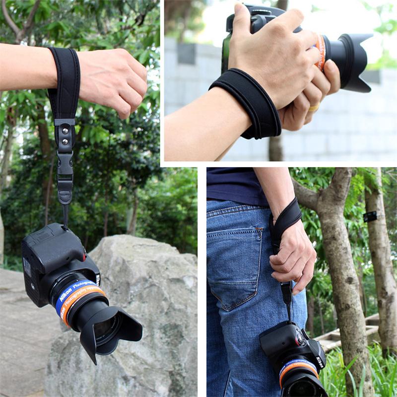 Portable sponge camera wide plate wrist strap hand strap For canon nikon DSLR SLR camera and Sony micro-single cameras