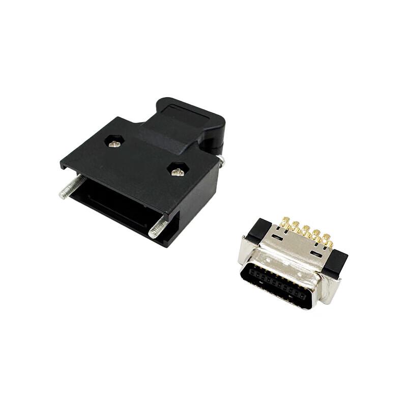 Huixiang JD Industry 20-Pin Signal Plug for Mitsubishi MR-JE/J3/J4/J5 Drivers 20-Pin