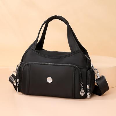 Modische, leichte Damen-Freizeittasche mit großem Fassungsvermögen und Spritzwasserschutz, zum Einkaufen, Hand-Ladeschein, Schulter-Umhängetasche