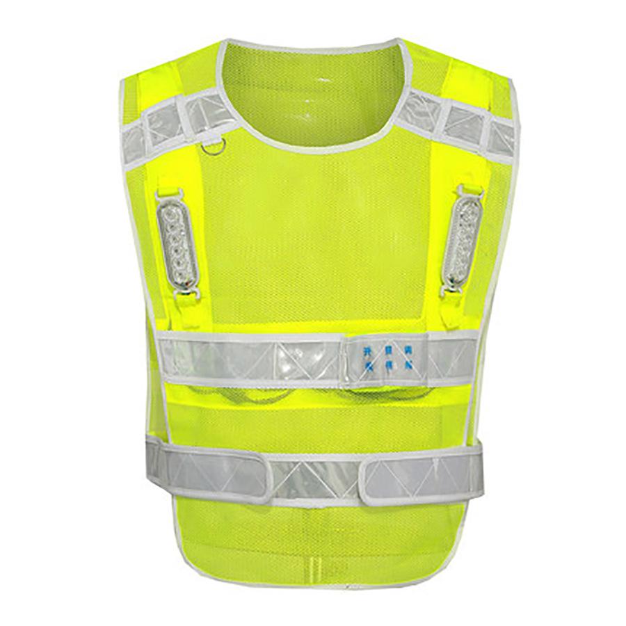 Rechargeable LED Reflective Safety Vest with Lights