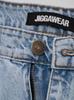 Jigga Wear Dude Men's Super Baggy Jeans Light Blue XXL