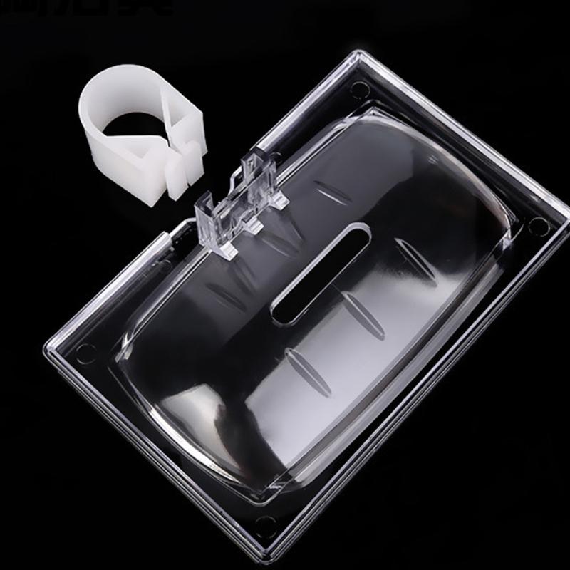 Clear Plastic Soap Dish With Not Slip Base Modern Bathroom Planner Ventilation Cavities For Quick Drying Easy To Clean Permanent Plan