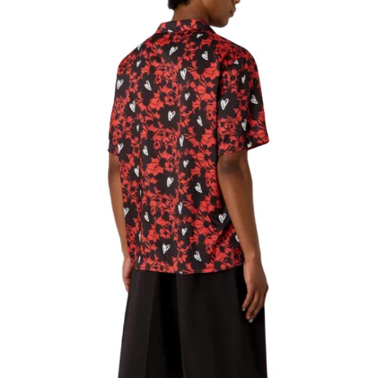 Emporio Armani SS24 Košile Pánská Červená 3D1C8P1-K2EZ1-F310