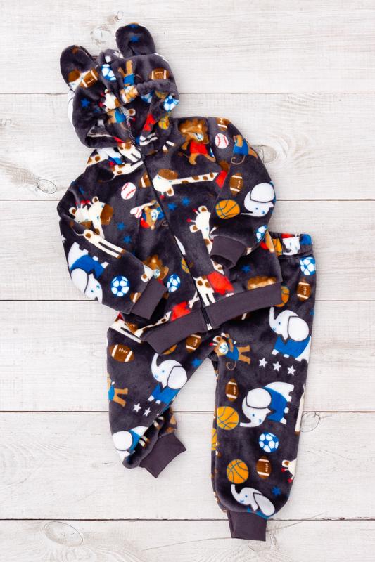 Baby Set (boys) – Fleece Outfit, Cute Hood Ears, Comfortable, Winter 5031-035-4 HC