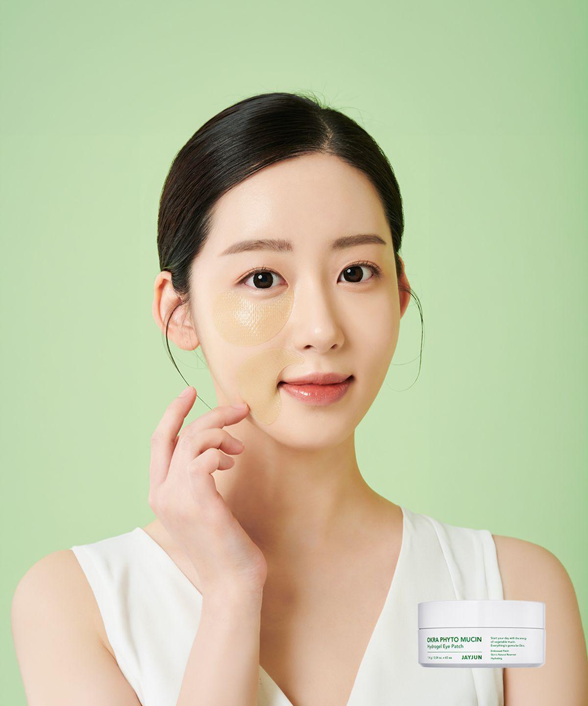 Okra Phyto Mucin Hydrogel Eye Patches 60 Sheets