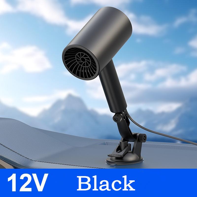 150W 12V Portable Electric Car Heater Heating Fan Auto Windshield Defogger Defroster Demister Fast Heating for Dashboard