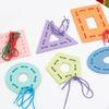 Wooden Lacing Toy Kids Threading Panels Essentials Portable Professional Early Development