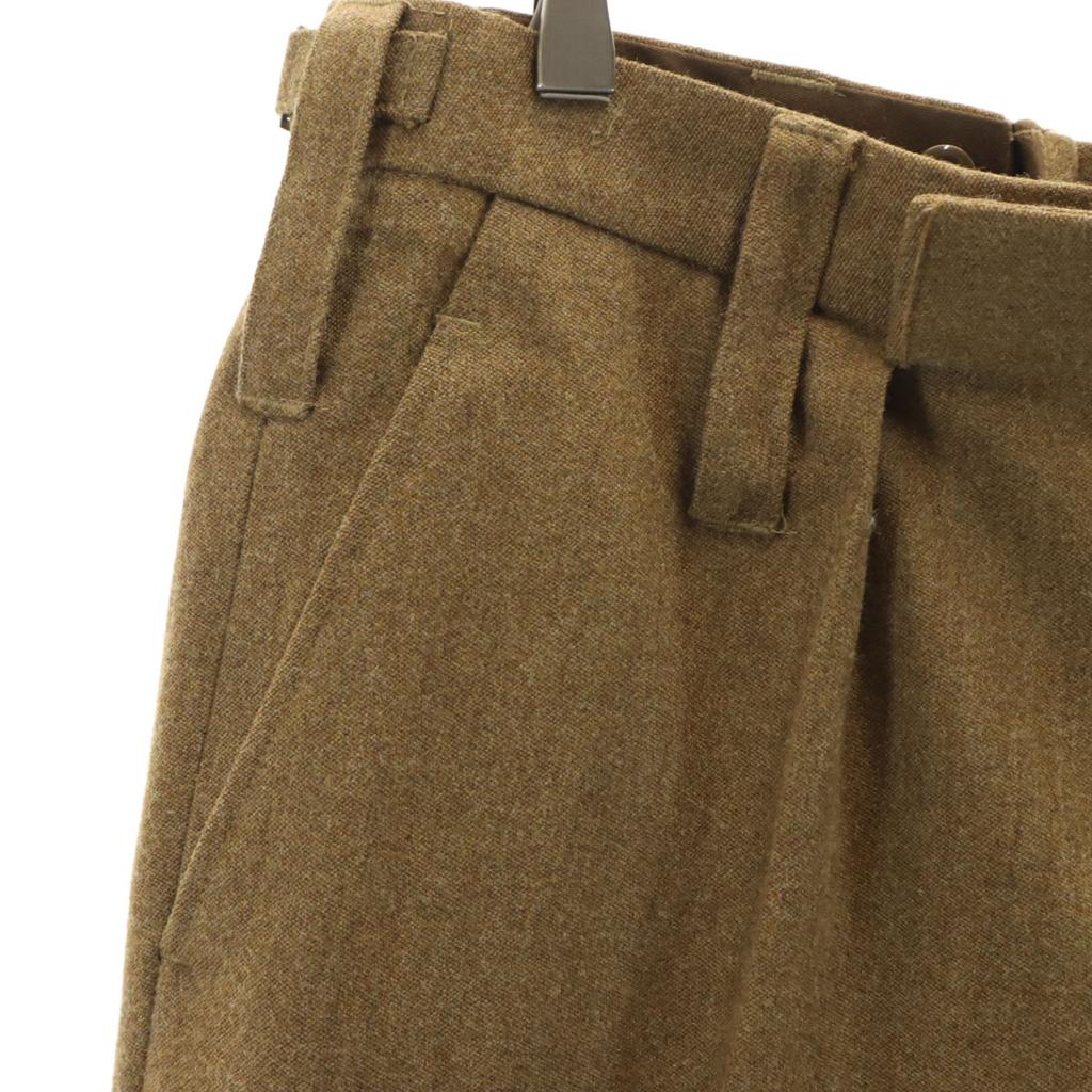 ALLE RÄNGE Nr. 2 Uniform Wollhose Offiziershose 72/88/104 Braun Herren Gebraucht