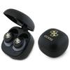 Bluetooth-Kopfhörer Guess Tws Iridescent 4G Logo-Aufdruck + Ladestation, Schwarz