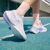 Anta Intercity Comfortable Outdoor Shock Absorbing Wear Resistant Low Top Casual Running Shoes Women Sneaker Gray White Purple 122445507-3