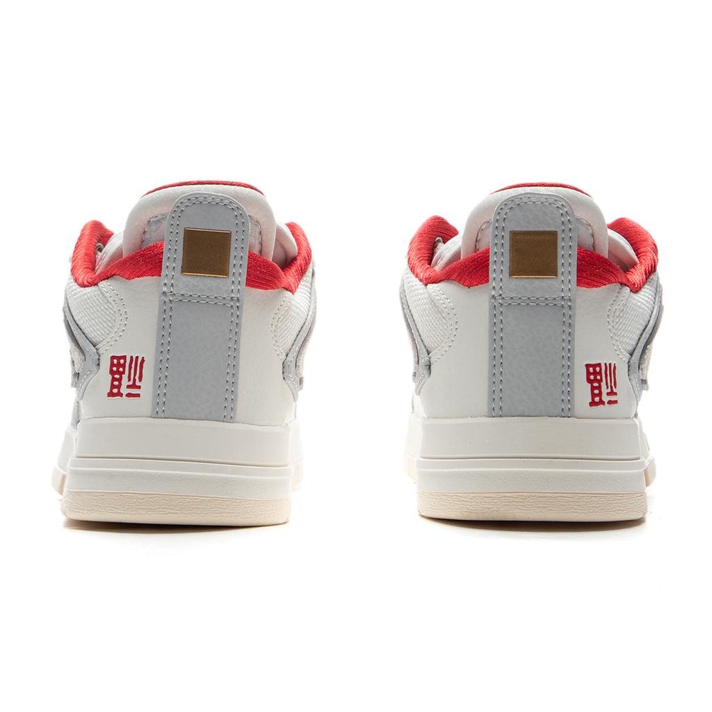 Li Ning Bao Xiang Street Fashion Versatile Thick Sole Height Increasing Non-Slip Shock Absorbing Wear-Resistant Low-Top Skate Shoes AEPV022-3