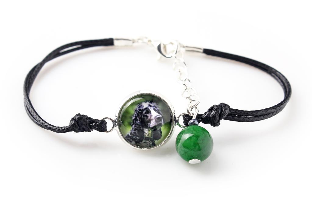American Cocker Spaniel, Merry Cocker – A set of jewelry with your photo, handmade set | Art-Dog